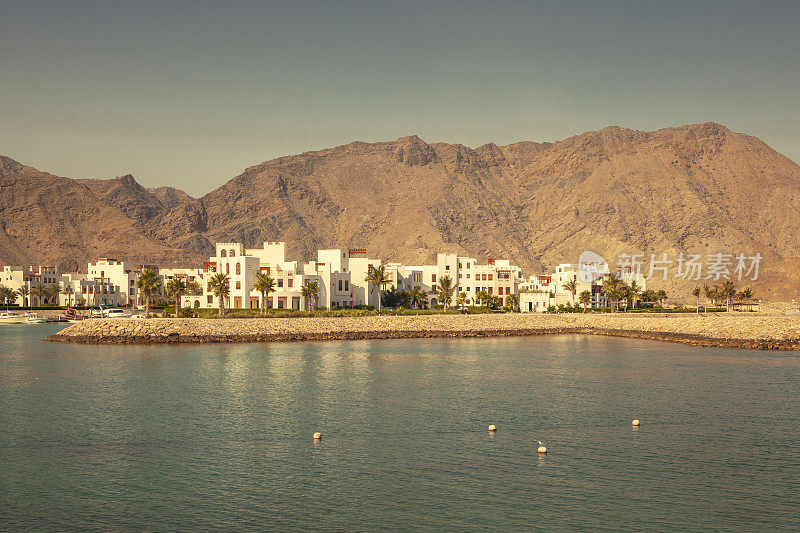 阿曼的al sifah bay, sultanate。